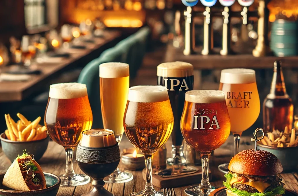 Cómo maridar cervezas artesanales con tus platillos favoritos